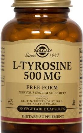 L-Tyrosine 500 mg Vegetable Capsules