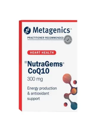 NutraGems CoQ10 300 mg features 300 mg of emulsified CoQ10, a naturally occurring substance essential for energy production and particularly important in supporting cardiovascular health. CoQ10 also has potent antioxidant properties.
