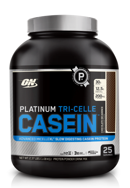 Optimum Nutrition Platinum Tri Celle Casein Chocolate Decadence 2.3LBS