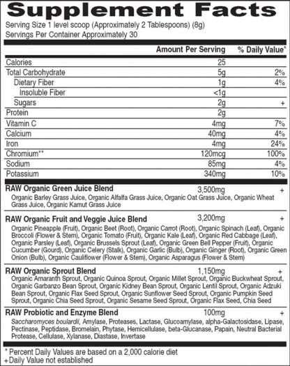 Garden of Life Perfect Food Raw Powder - Image 3