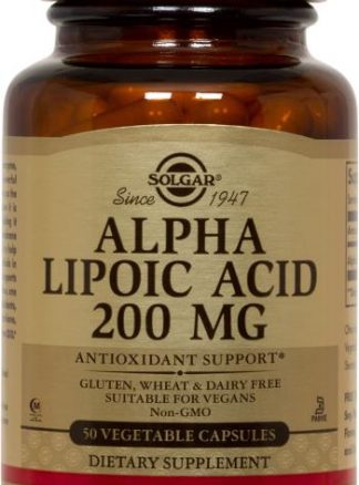Solgar Alpha Lipoic Acid 200mg 50 vegicaps