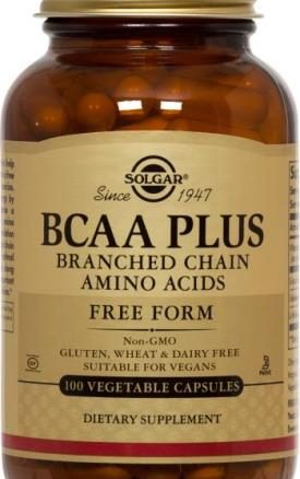 Solgar BCAA Plus (Branched Chain Amino Acids) Vegetable Capsules