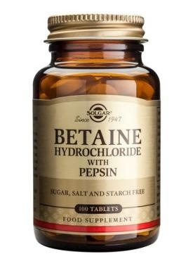 Solgar Betaine Hydrochloride with Pepsin