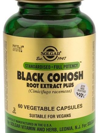 Solgar Black Cohosh Root Extract Vegetable Capsules