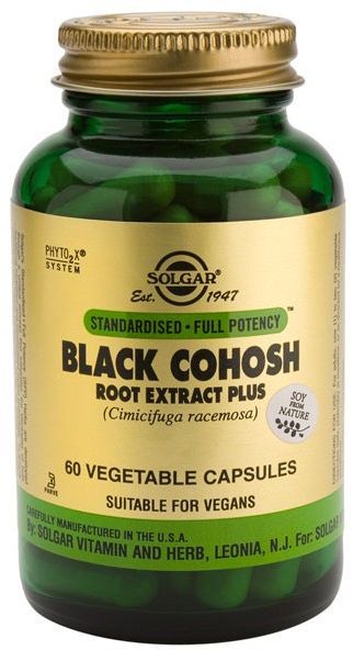 Solgar Black Cohosh Root Extract Vegetable Capsules