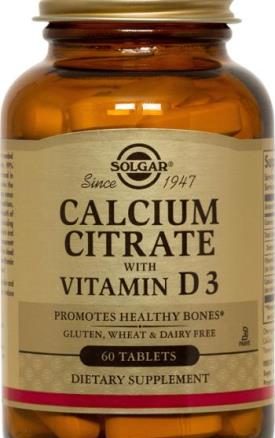 Solgar Calcium Citrate with Vitamin D3 Tablet