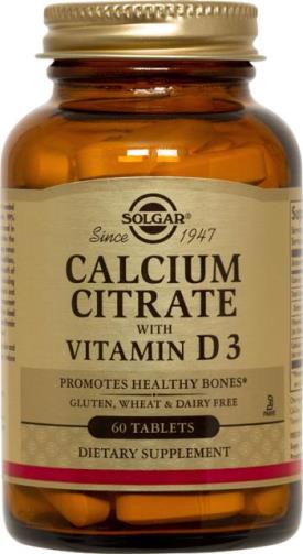 Solgar Calcium Citrate with Vitamin D3 Tablet