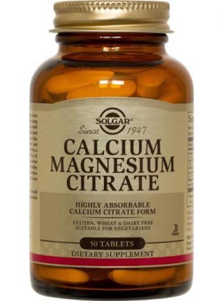 Solgar Calcium Magnesium Citrate tablets