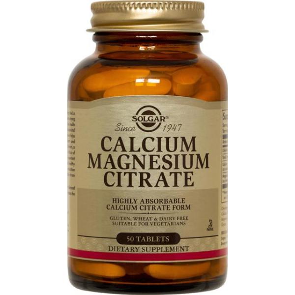 Solgar Calcium Magnesium Citrate tablets