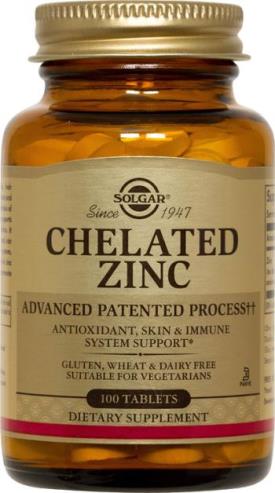 Solgar Chelated Zinc tablets