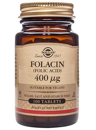 Solgar Folacin 400 µg (Folic Acid) Tablets