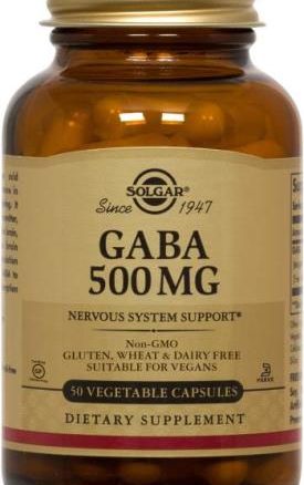 Solgar GABA 500 mg Vegetable Capsules
