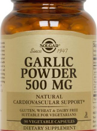 Solgar Garlic Powder 500 mg Vegetable Capsules