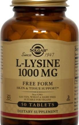 Solgar L-Lysine 1000 mg Tablets