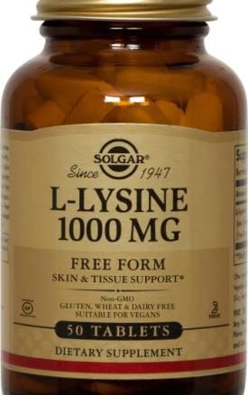 Solgar L-Lysine 1000 mg Tablets