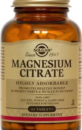 Solgar Magnesium Citrate Tablets