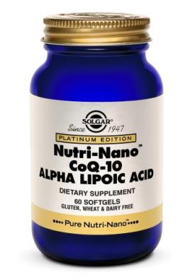 Solgar Nutri-Nano™ CoQ-10 Alpha Lipoic Acid Softgels