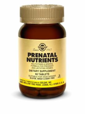 Solgar Prenatal Nutrients Tablets