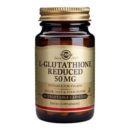 Solgar Reduced L-Glutathione 50 mg Vegetable Capsules