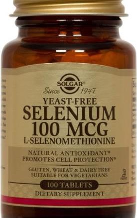 Solgar Yeast-Free Selenium 100 mcg Tablets