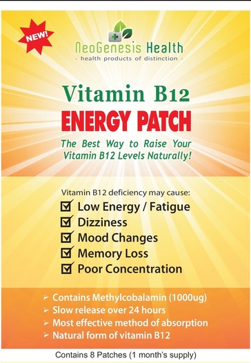 Feel Healthy Neogenesis Health Vitamin B12 patch