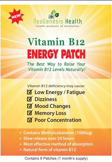 Feel Healthy Neogenesis Health Vitamin B12 patch