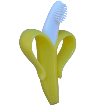 Baby Banana Infant Brush With Handles