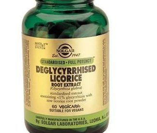 Solgar Deglycerrized Licorice Root Extract Vegetable Capsules