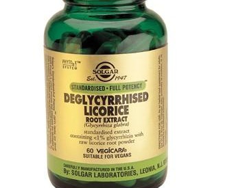 Solgar Deglycerrized Licorice Root Extract Vegetable Capsules