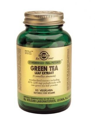 Solgar Green Tea Leaf Extract Vegetable Capsules