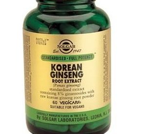 Solgar Korean Ginseng Root Extract Vegetable Capsules