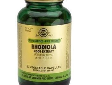 Solgar Rhodiola Root Extract Vegetable Capsules