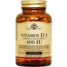 Solgar Vitamin D3 400IU Softgels