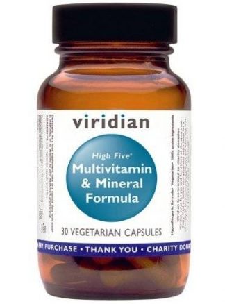 High Five Multivitamin and Mineral Formula 30 Veg Caps