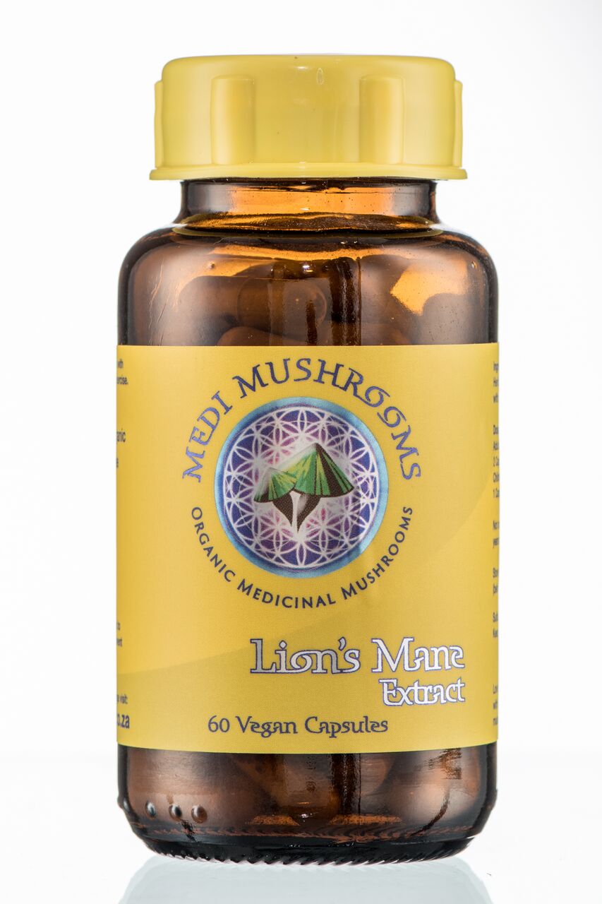 Medi Mushrooms Lions Mane - Online Vitamins & Natural Medication Call 0117869539