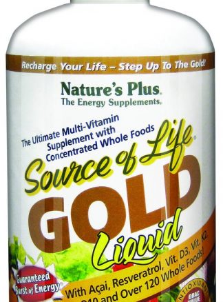 Natures Plus Source of Life GOLD Liquid Multi Vitamin Tropical Fruit Liquid