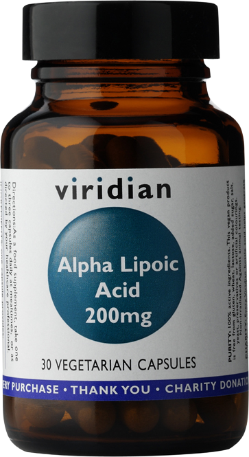Viridian Alpha Lipoic Acid 200mg