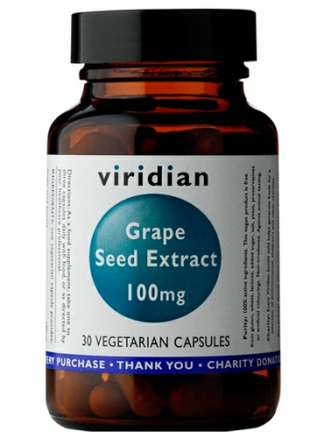Viridian Grape Seed Extract 100mg 30 caps