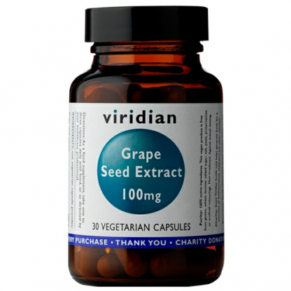 Viridian Grape Seed Extract 100mg 30 caps