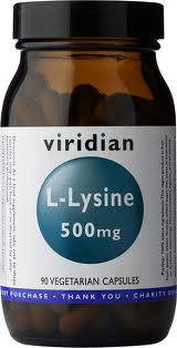 Viridian L-Lysine 500mg 30 caps