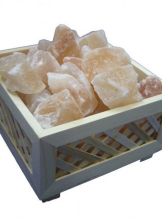 Feel Healthy Himalayan Wooden Box Salt Lamp
