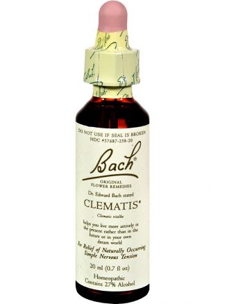Bach remedy Clematis