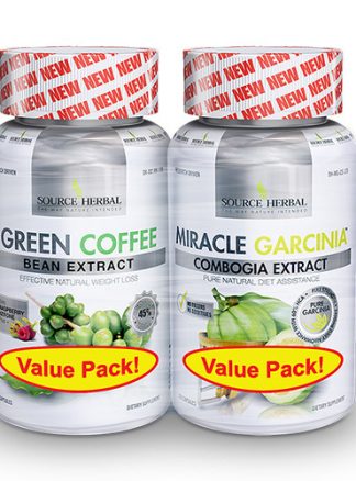 Source Herbal Garcinia Cambogia and Green Coffee Bean Extract Combo