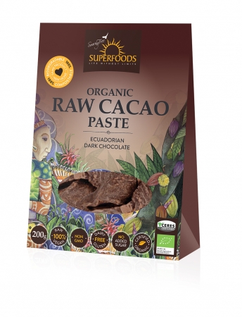 Superfoods Organic Raw Cacao Paste 200g