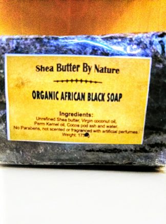 Feel Healthy Shea Butter by Nature Organic African Black Soap