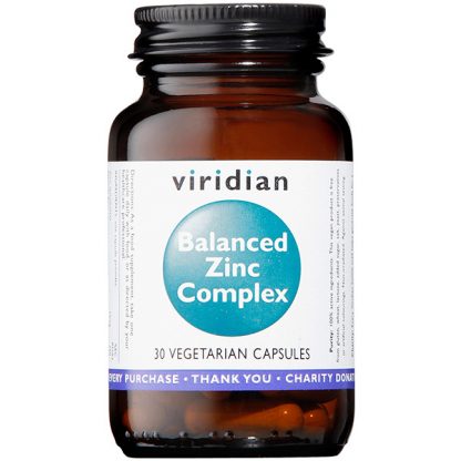 Viridian Balanced Zinc Complex 30 caps