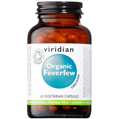 Viridian Feverfew 400mg Organic 60