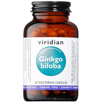 Viridian Ginkgo Biloba Leaf 60
