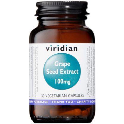 Viridian Grape Seed Extract 100mg 30 caps