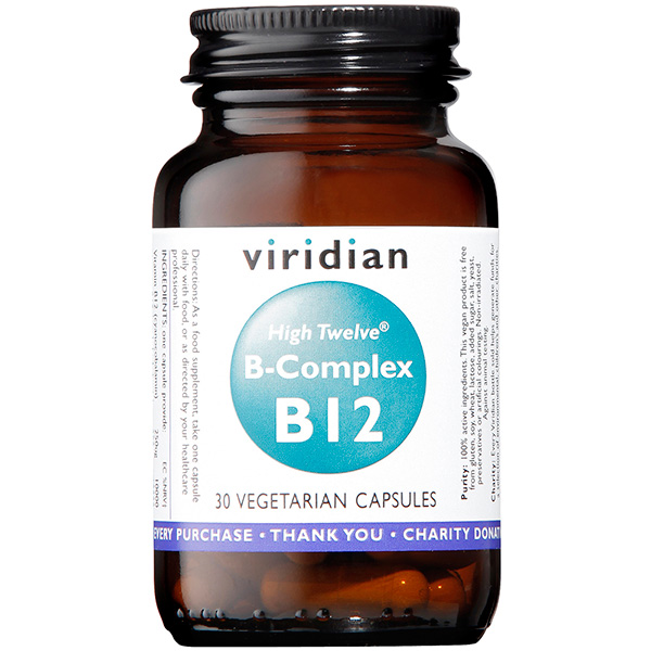Viridian High Twelve® B12 with B Complex 30 caps